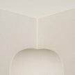 Mercana Bunda Square Sculptural Stone Finish Accent Table