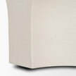 Mercana Bunda Square Sculptural Stone Finish Accent Table