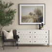 Mercana Savannah White Fir Veneer w/ Metal 6-Drawer Sideboard Clearance