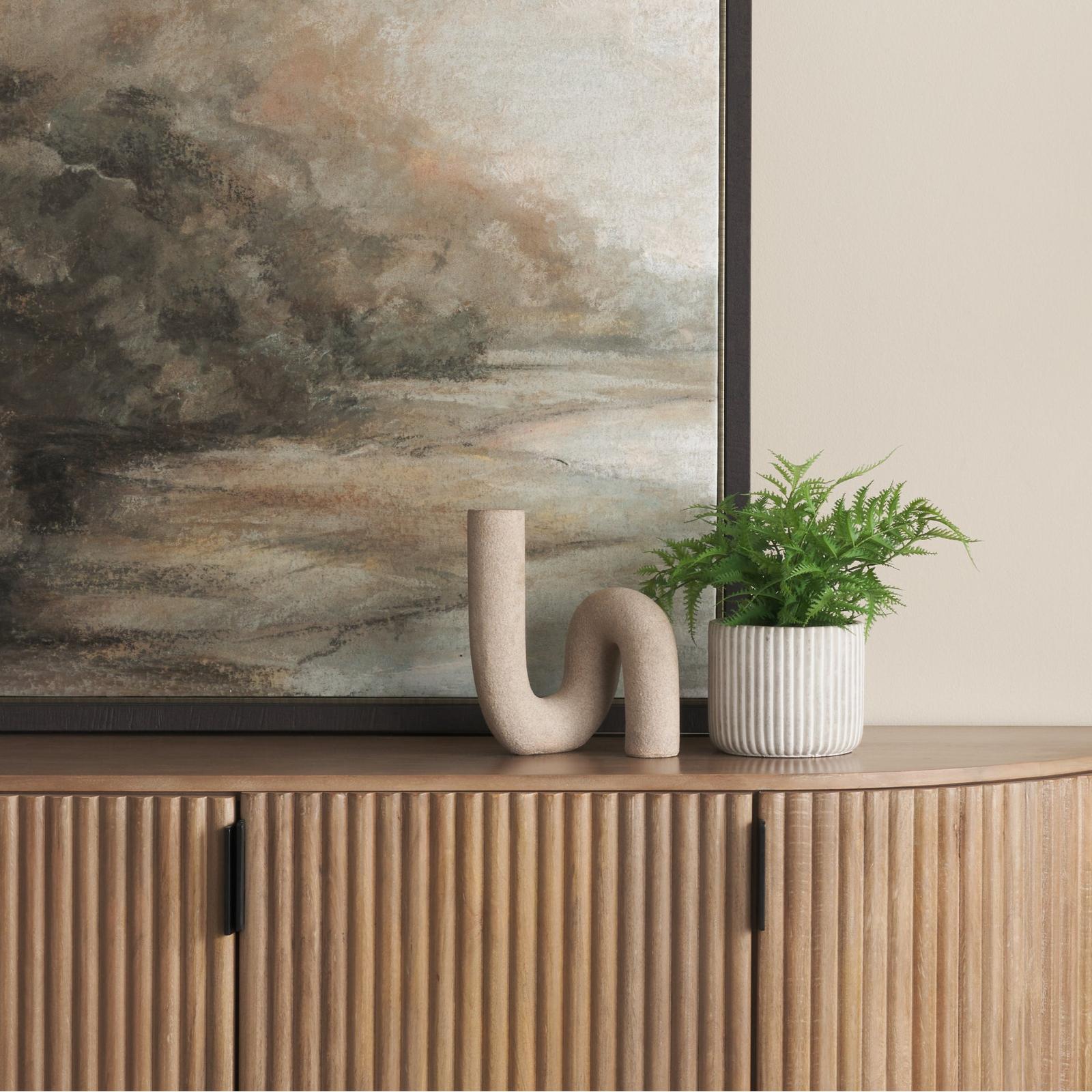 Mercana Kailyn Resin Textured Concrete Decorative Object