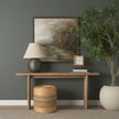 Mercana Maya Light Brown W/Medium Brown Stripes Seagrass Pouf