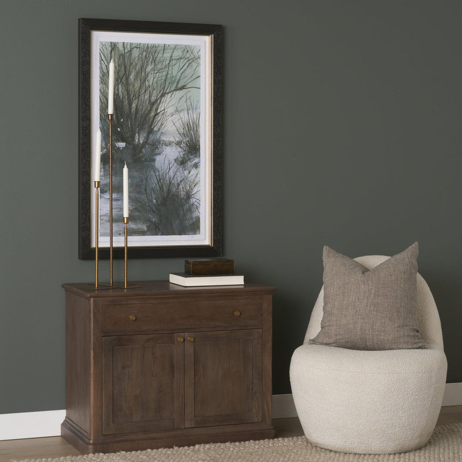 Mercana Baron Solid Wood 2-Door Accent Cabinet