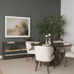 Mercana Bondi Dark Paper Rope Shelf Console Table