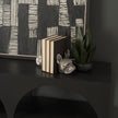 Mercana Bruno Silver American Bulldog Bookends- Set of 2