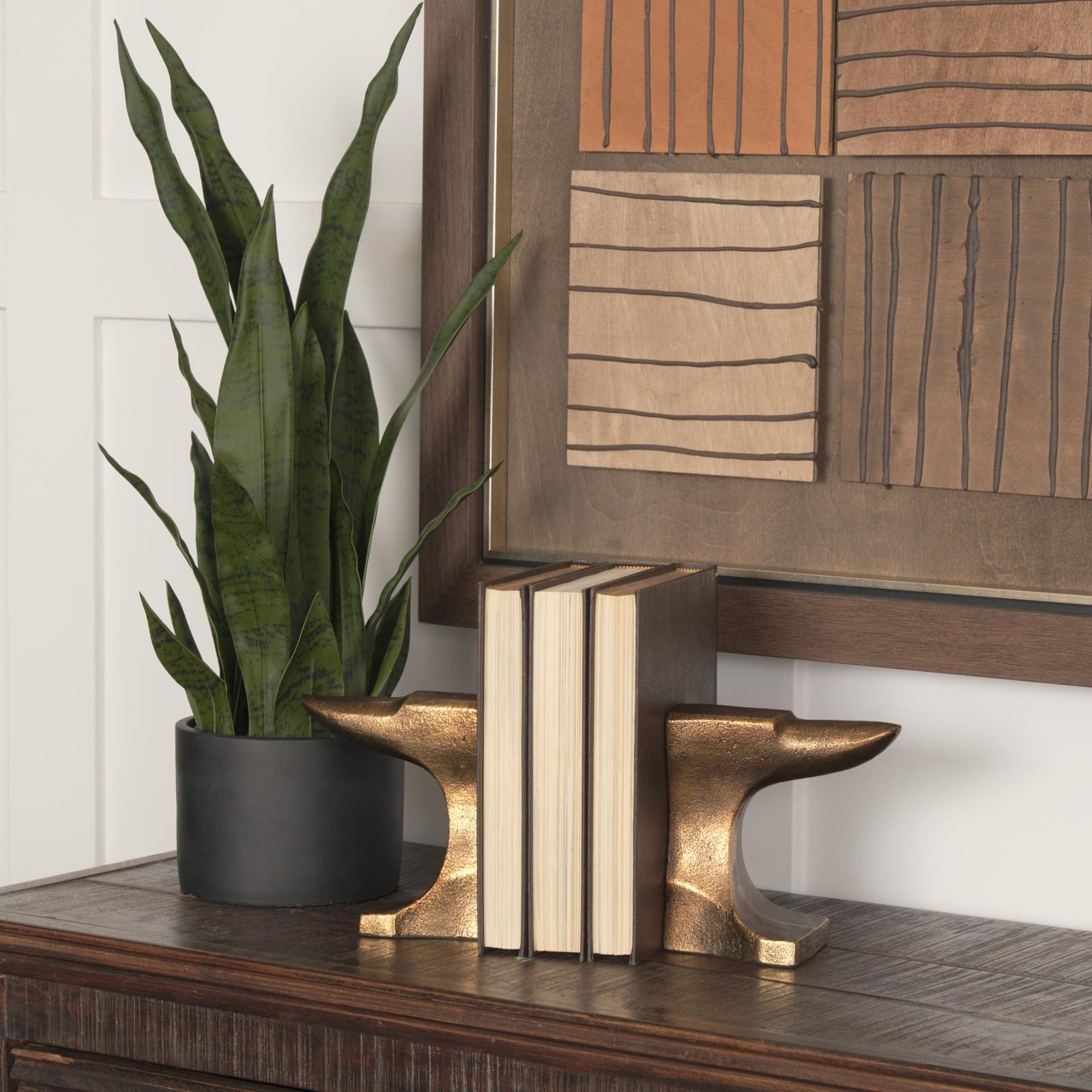 Mercana Anvilia Anvil Shaped Bookends- Set of 2 Clearance