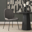 Mercana Inala Grey Seat Metal Frame Dining Chair Clearance