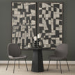 Mercana Inala Grey Seat Metal Frame Dining Chair Clearance