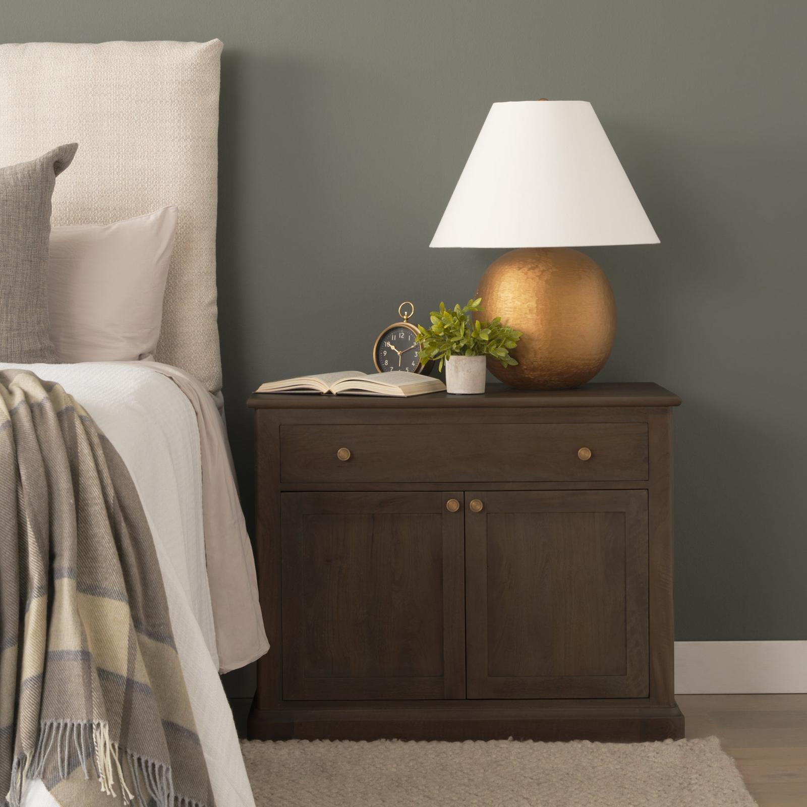 Mercana Baron Solid Wood 2-Door Accent Cabinet