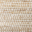 Mercana Ekani Cream/Beige Cotton Pouf