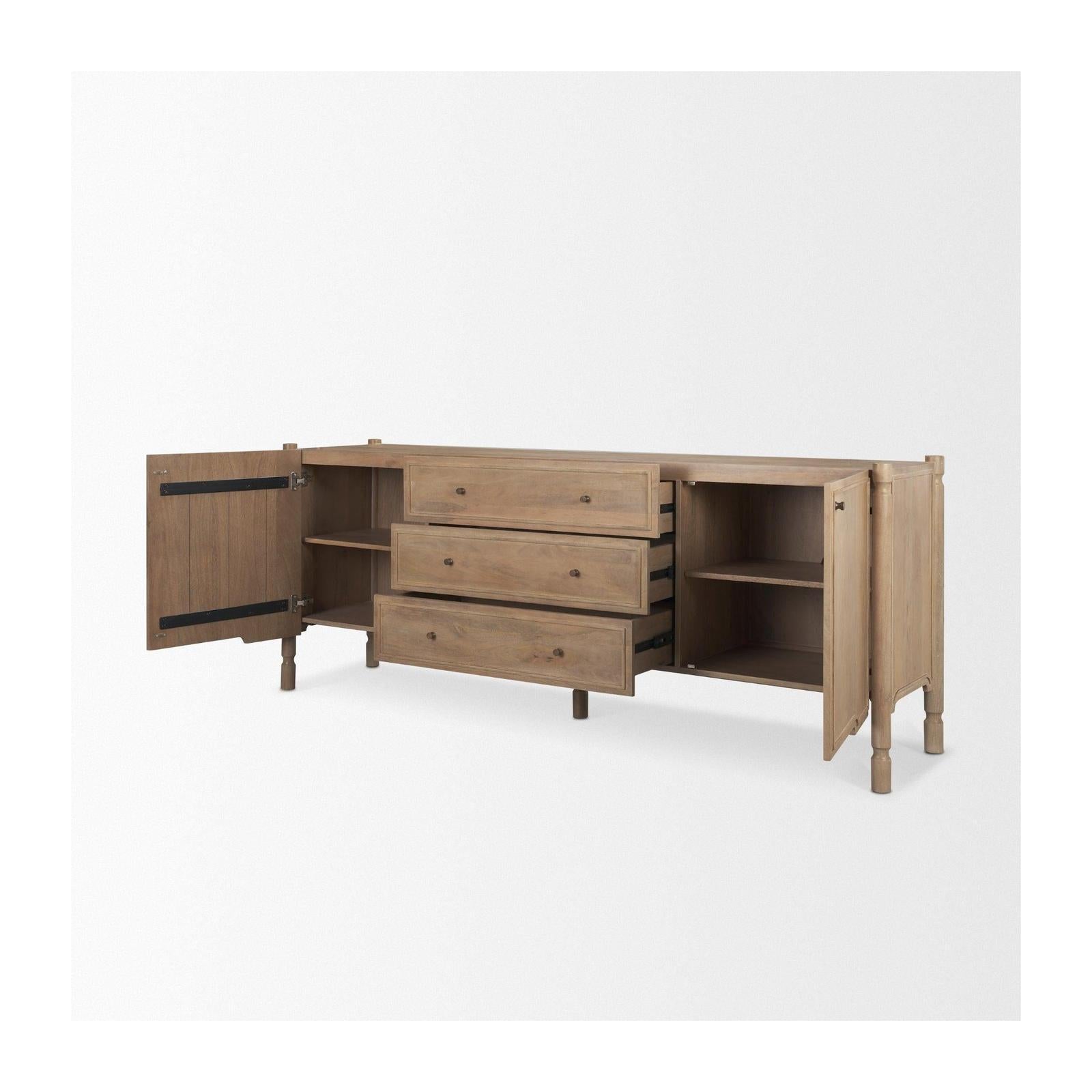 Mercana Phil 2 Door 3 Drawer Closed Sideboard