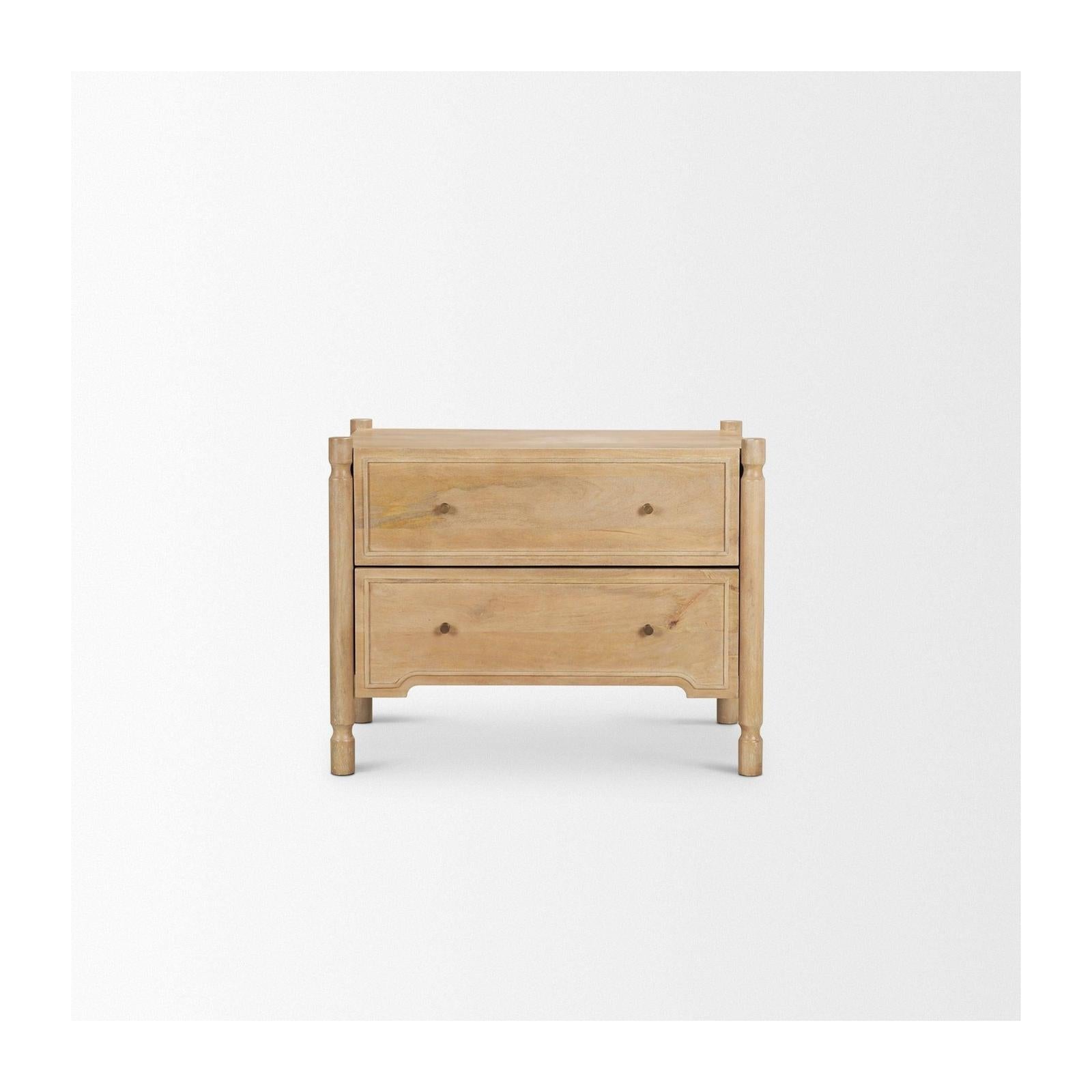 Mercana Phil 2 Drawer Accent Cabinet