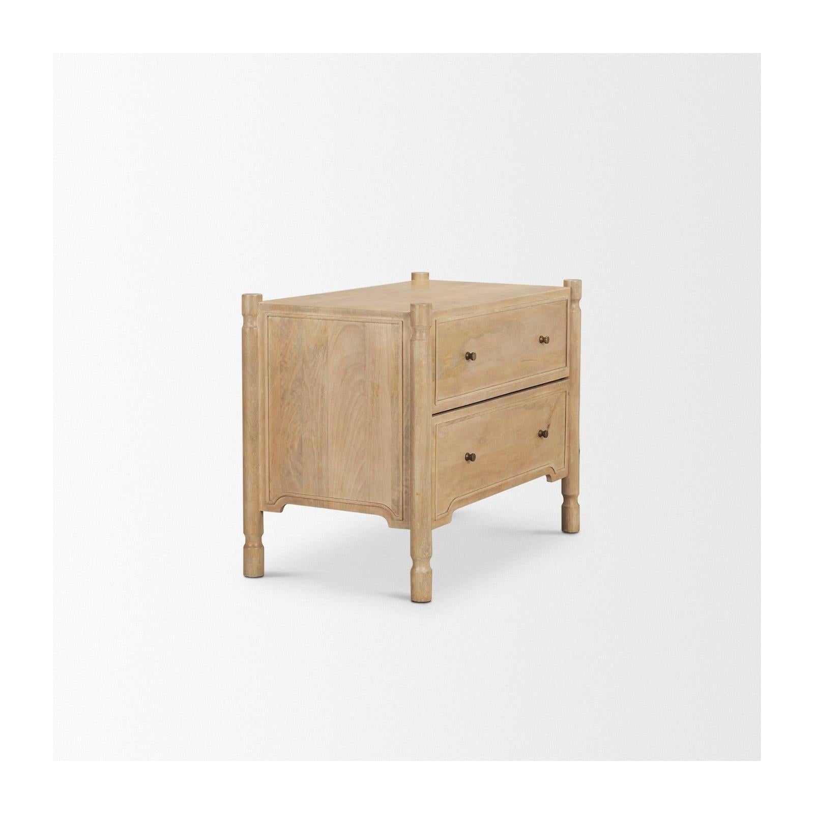 Mercana Phil 2 Drawer Accent Cabinet