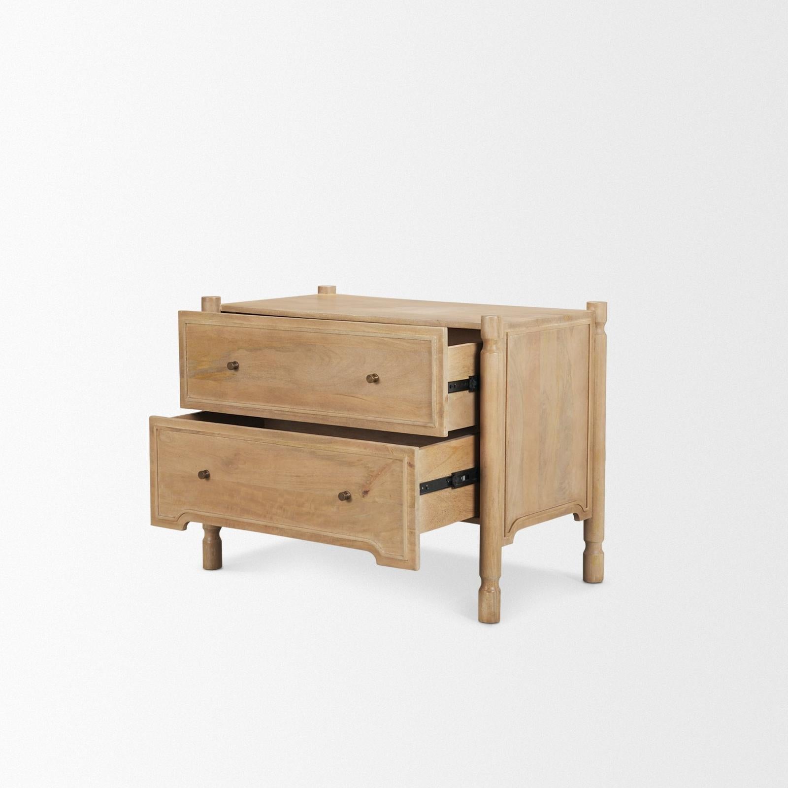 Mercana Phil 2 Drawer Accent Cabinet