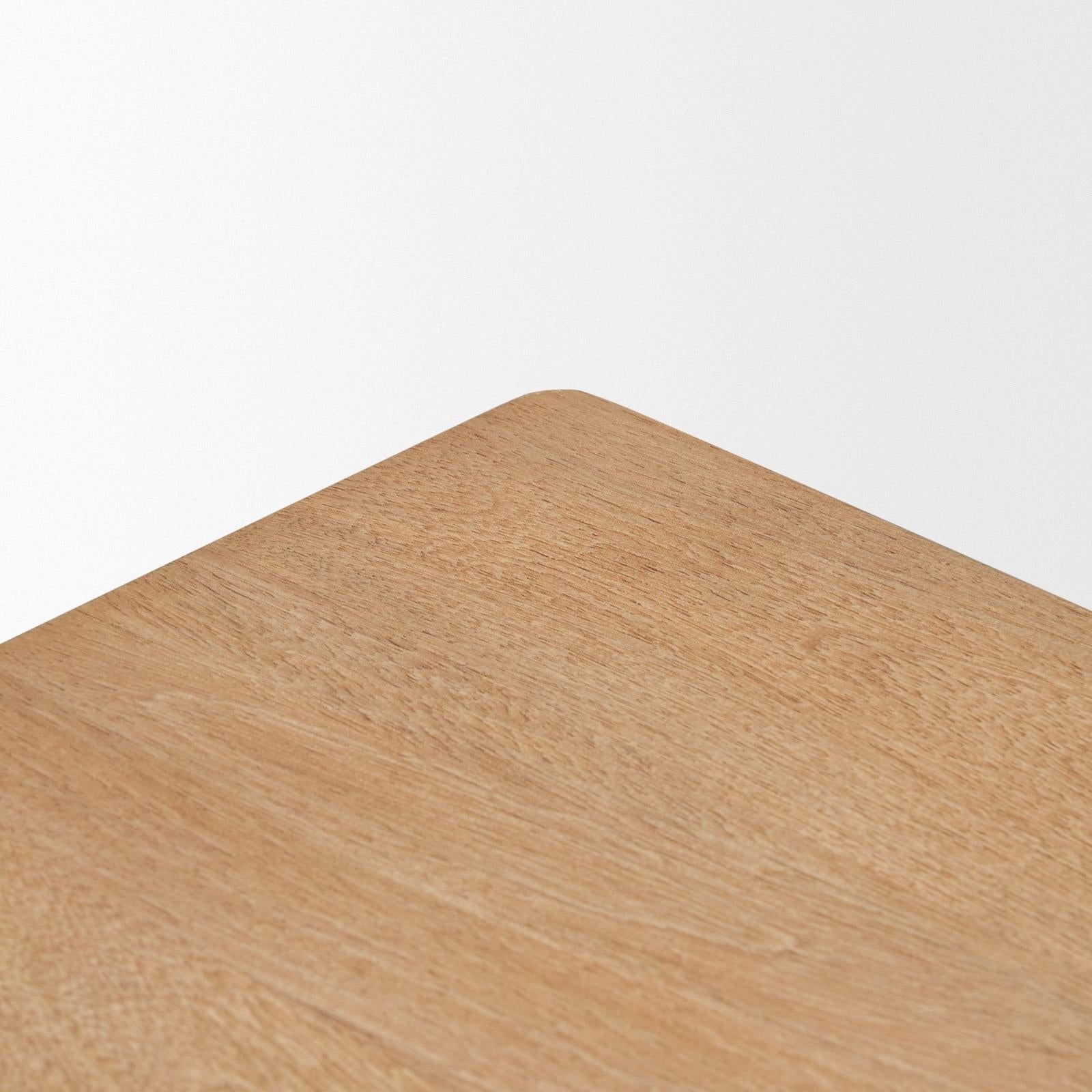 Mercana Trellyn Wood w/ Carved Woven Base Square Accent Table