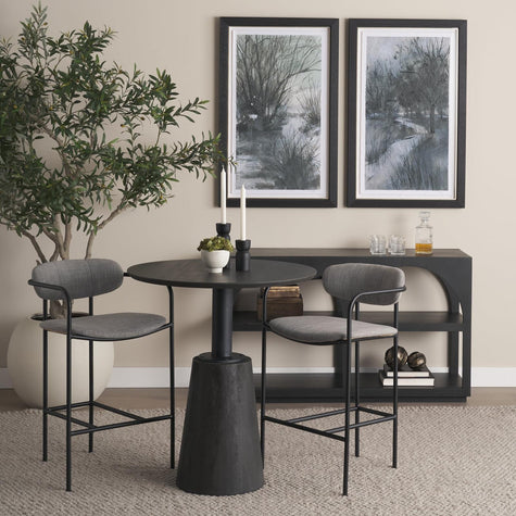 Mercana Maxwell Round Accent Pedestal Bistro Table