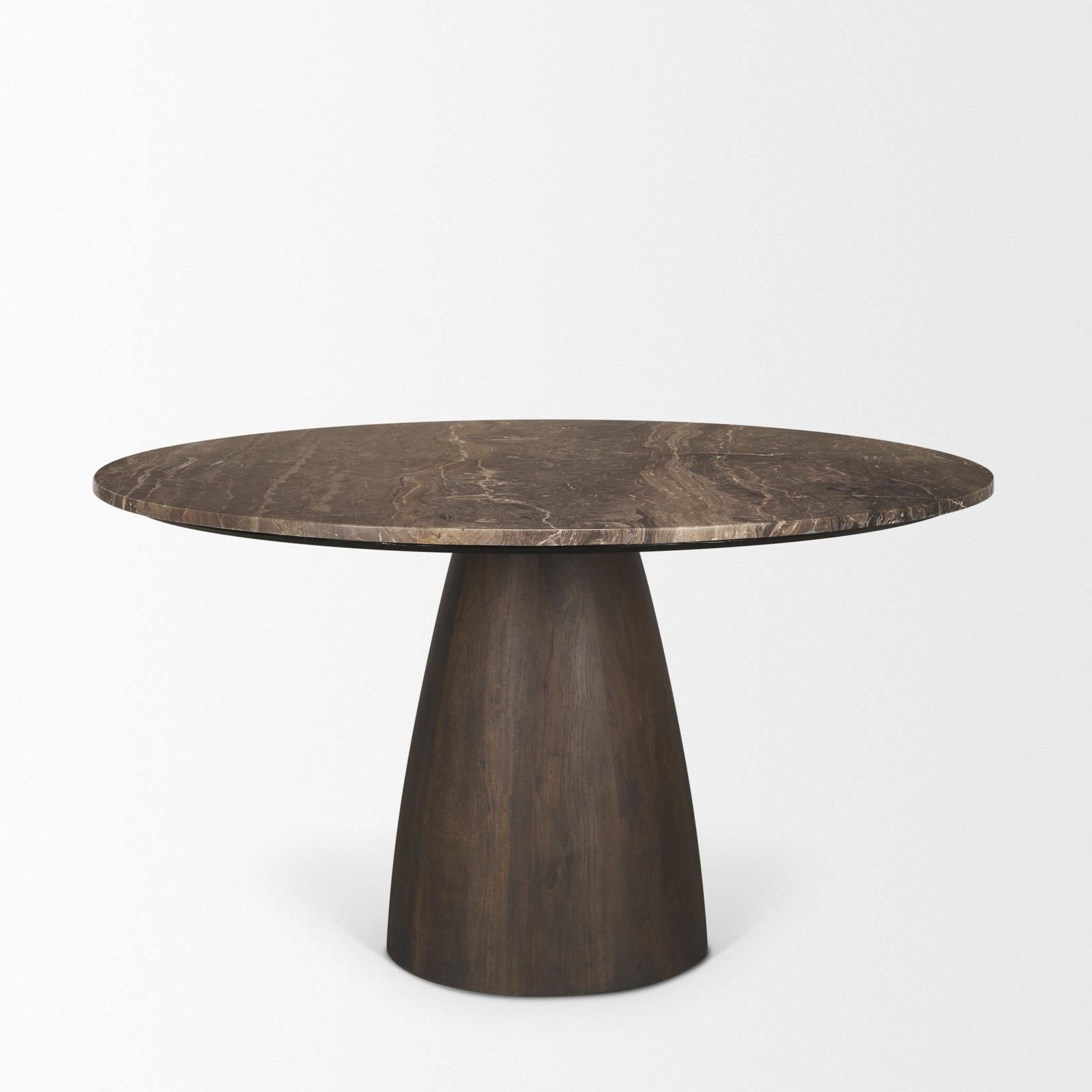 Mercana Allyson Round Pedestal Dining Table
