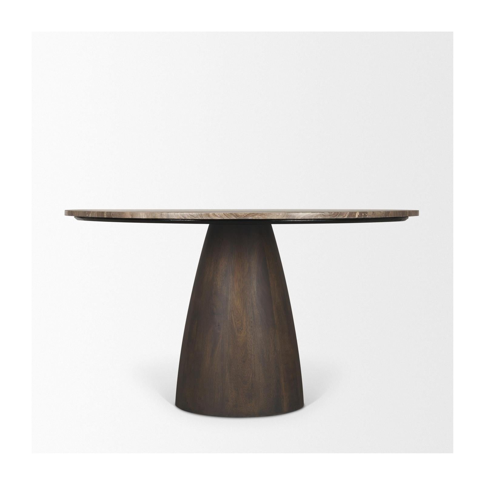 Mercana Allyson Round Pedestal Dining Table