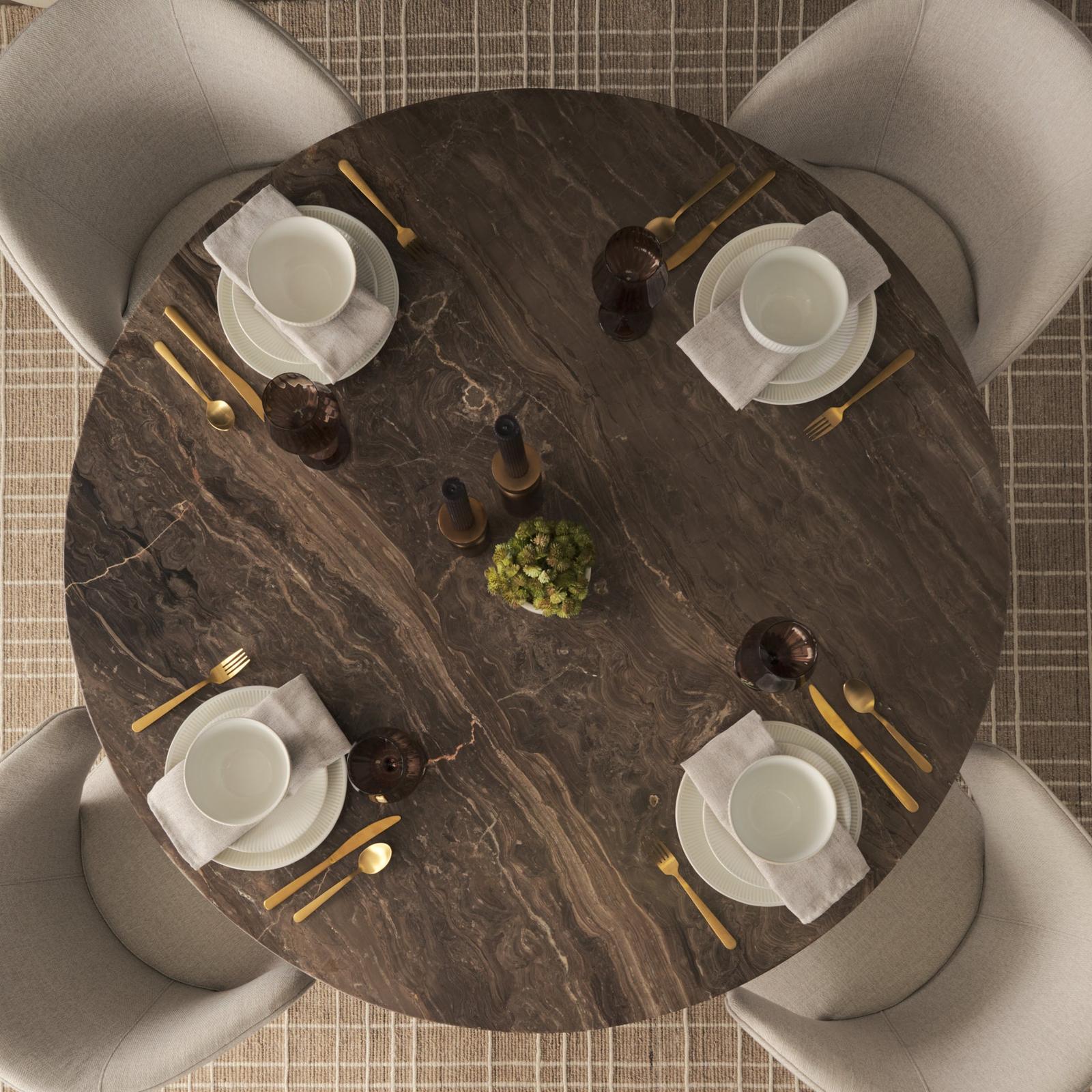 Mercana Allyson Round Pedestal Dining Table