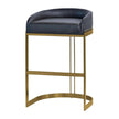 Mercana Hollyfield Gold Metal Base Bar Stool