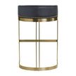Mercana Hollyfield Gold Metal Base Bar Stool