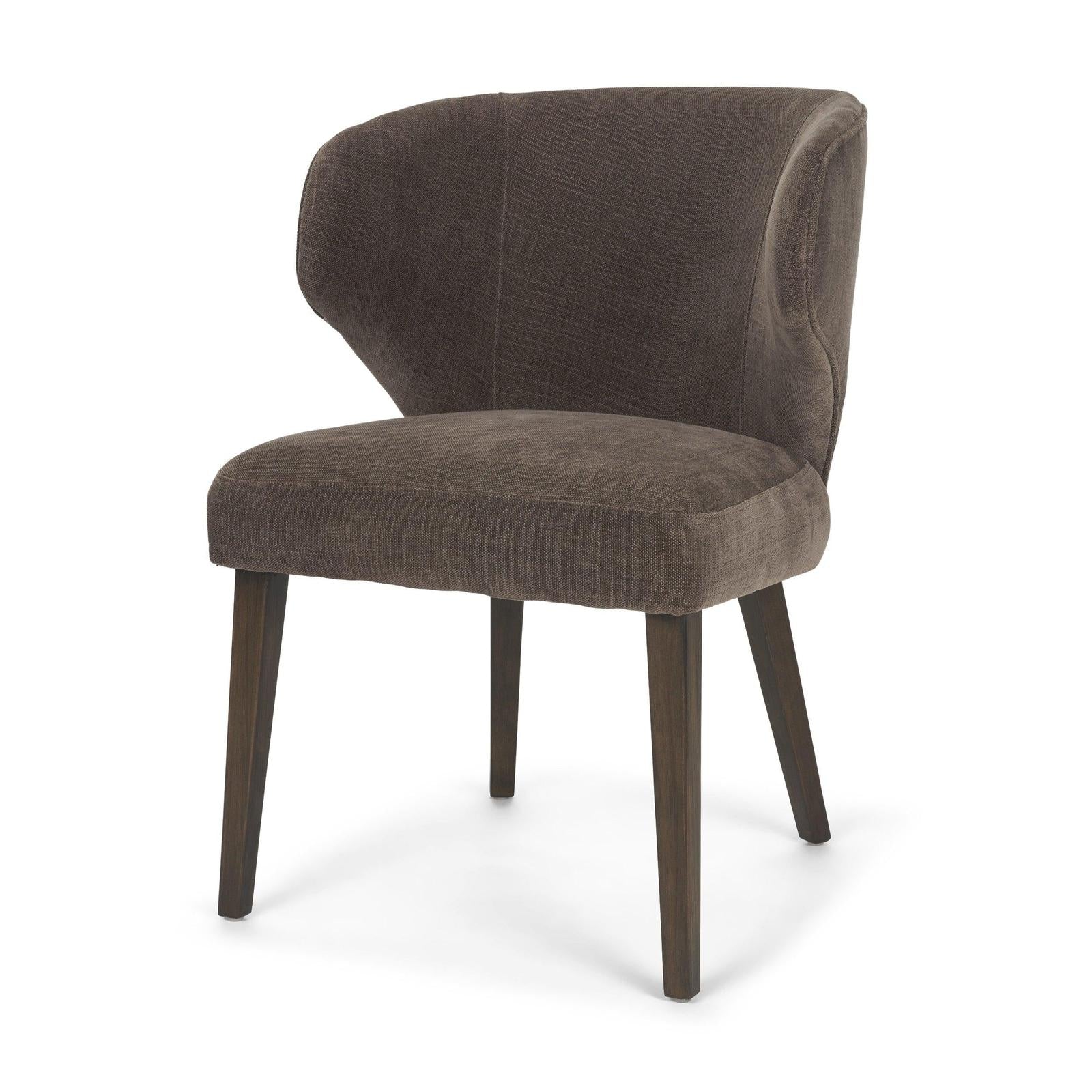 Mercana Niles Wooden Legs Wingback Dining Chair