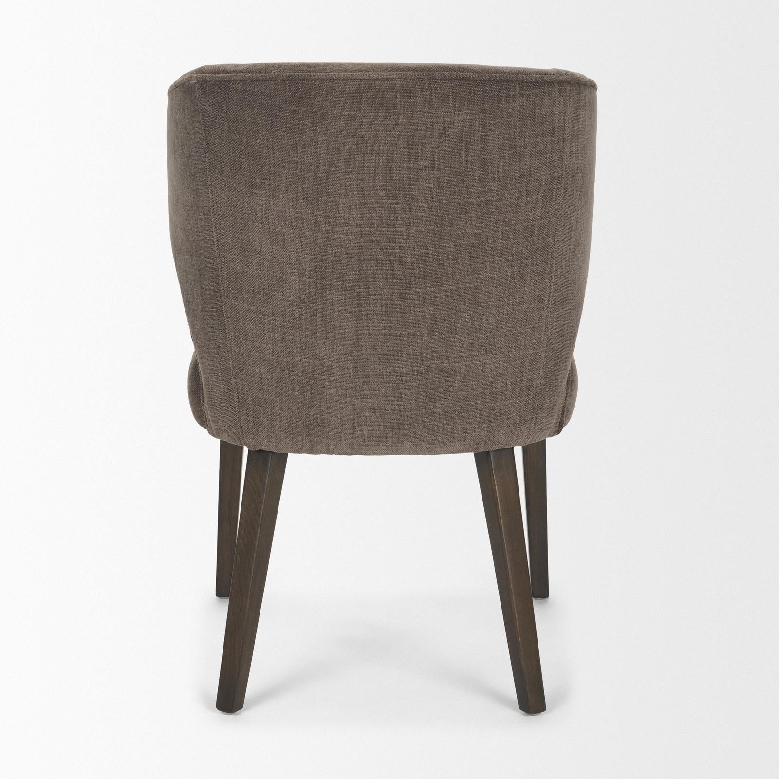 Mercana Niles Wooden Legs Wingback Dining Chair