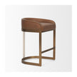 Mercana Hollyfield Gold Metal Base Bar Stool
