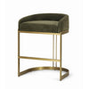 Mercana Hollyfield II Gold Metal Base Counter Stool