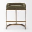 Mercana Hollyfield II Gold Metal Base Counter Stool