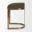Mercana Hollyfield II Gold Metal Base Counter Stool