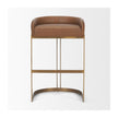 Mercana Hollyfield Gold Metal Base Bar Stool