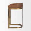Mercana Hollyfield Gold Metal Base Bar Stool