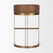 Mercana Hollyfield Gold Metal Base Bar Stool