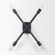 Mercana Xendi Black Toned Metal Sputnik Wall Sconce Clearance