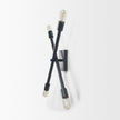 Mercana Xendi Black Toned Metal Sputnik Wall Sconce Clearance