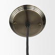 Mercana Hines I 4x8 Antiqued-Brass Metal Cage Pendant Light Clearance