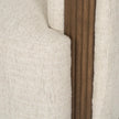 Mercana Kornelia Soft Oatmeal Fabric Barrel Accent Chair