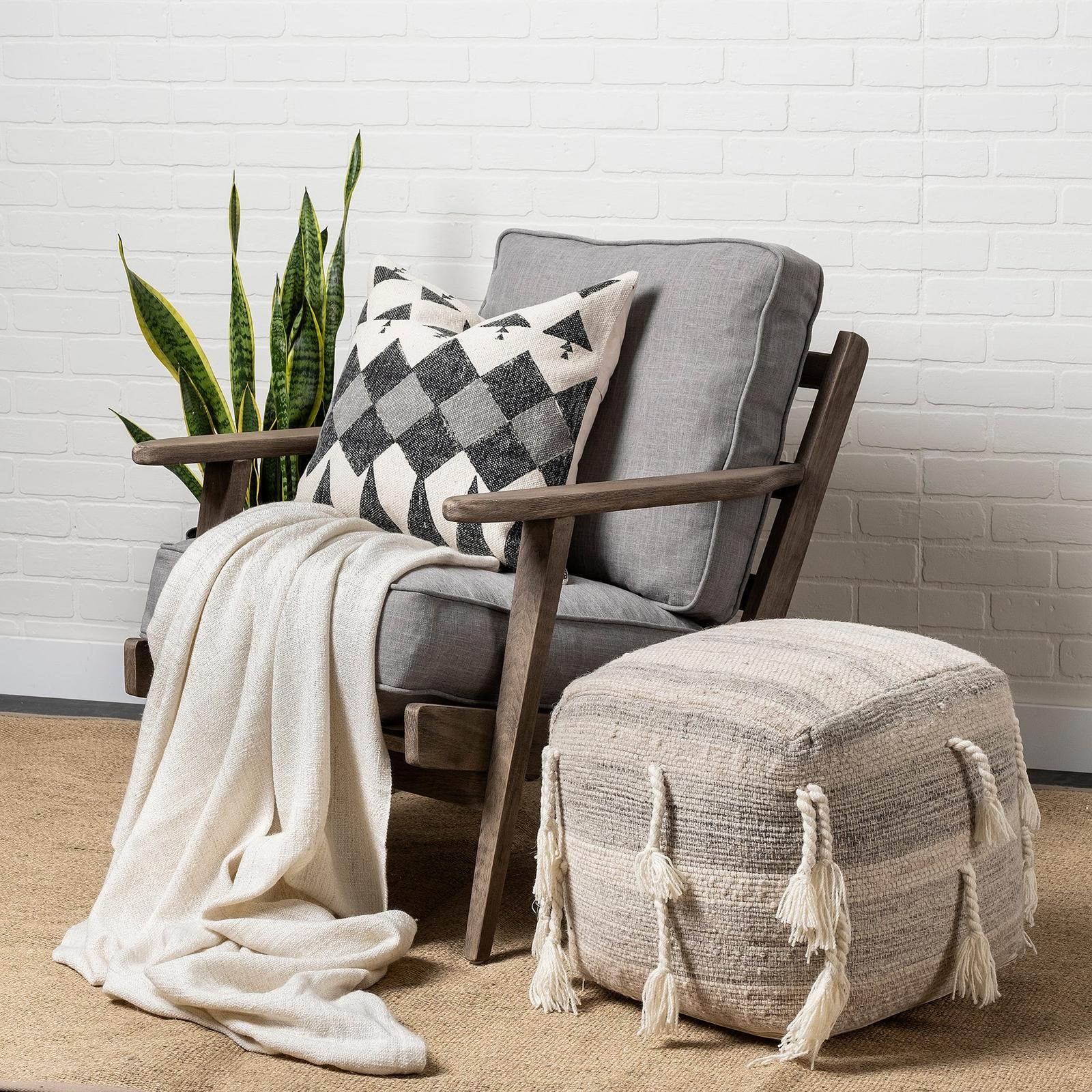 Mercana Olympus Wooden Frame Accent Chair Clearance
