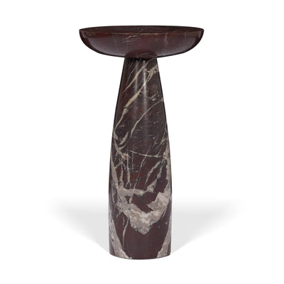 Mercana Bellancia Marble Pedastal Side Table