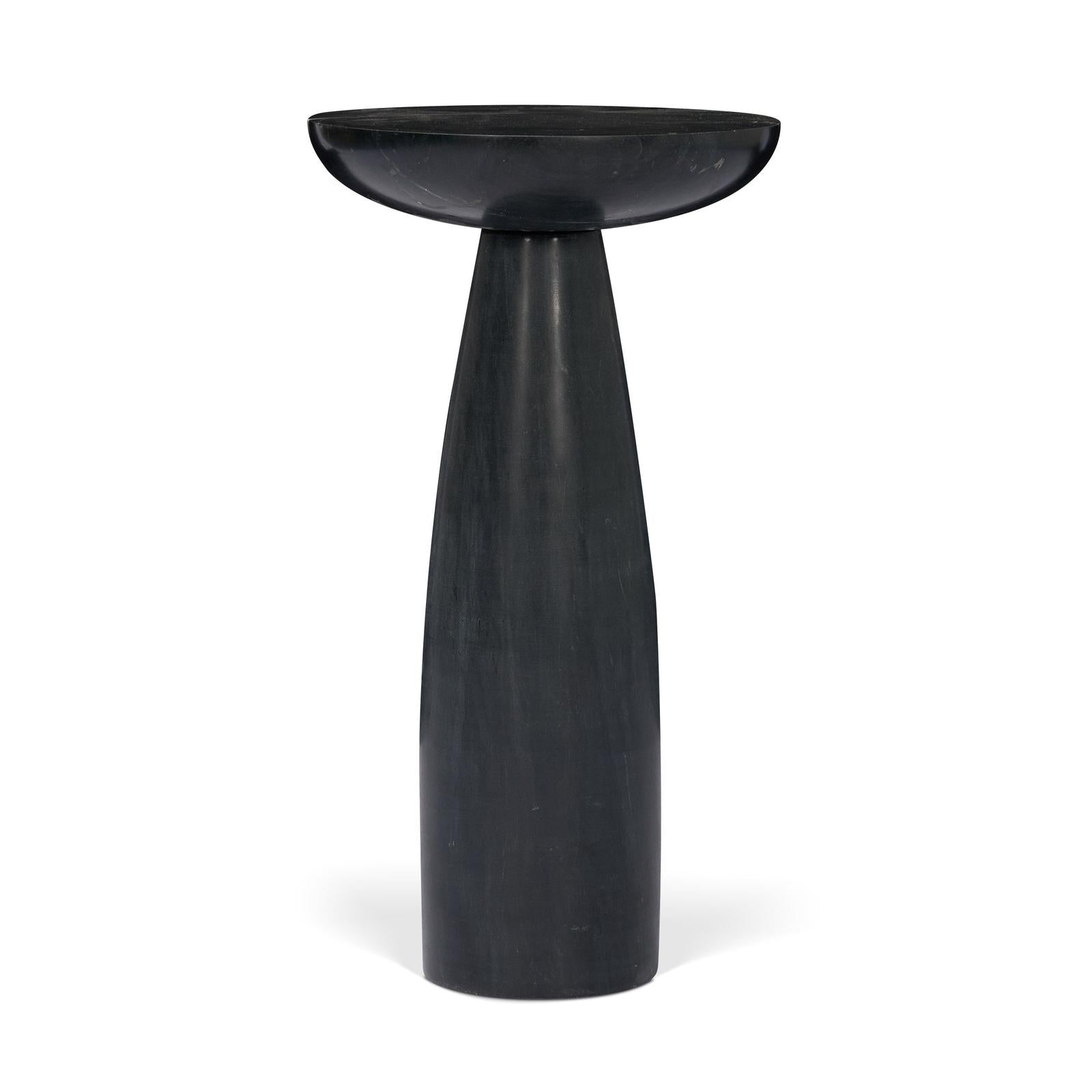 Mercana Bellancia Marble Pedastal Side Table