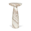 Mercana Bellancia Marble Pedastal Side Table