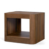 Mercana Dunmore Solid Wood Rectangular Open Shelf Side Table