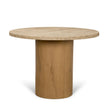 Mercana Siena Round 4-Seater Pedestal Dining Table