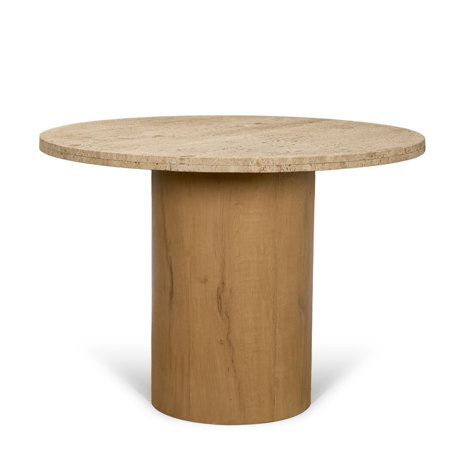 Mercana Siena Round 4-Seater Pedestal Dining Table