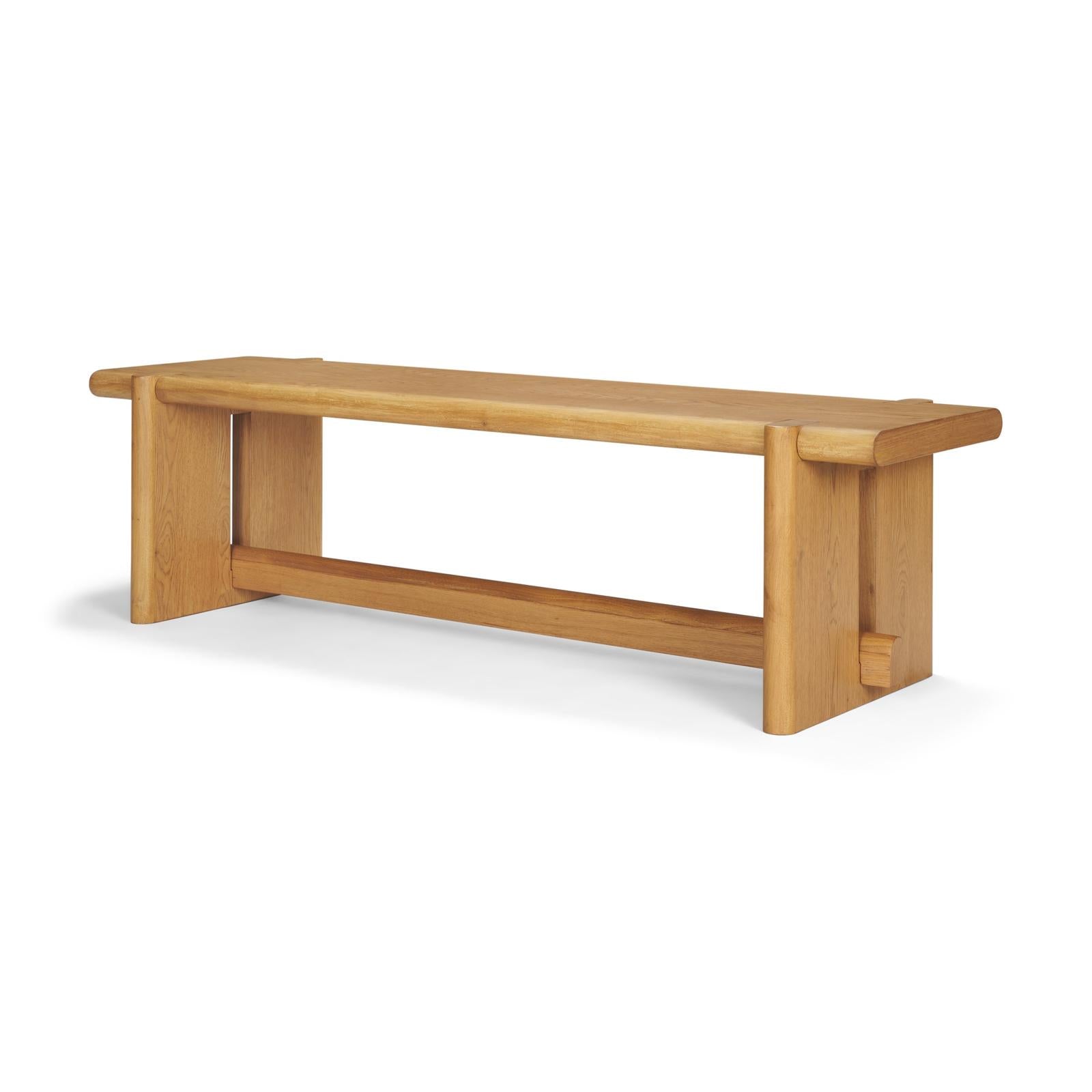 Mercana Rowan Oak Wood Bench