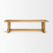 Mercana Rowan Oak Wood Bench