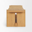 Mercana Rowan Oak Wood Bench