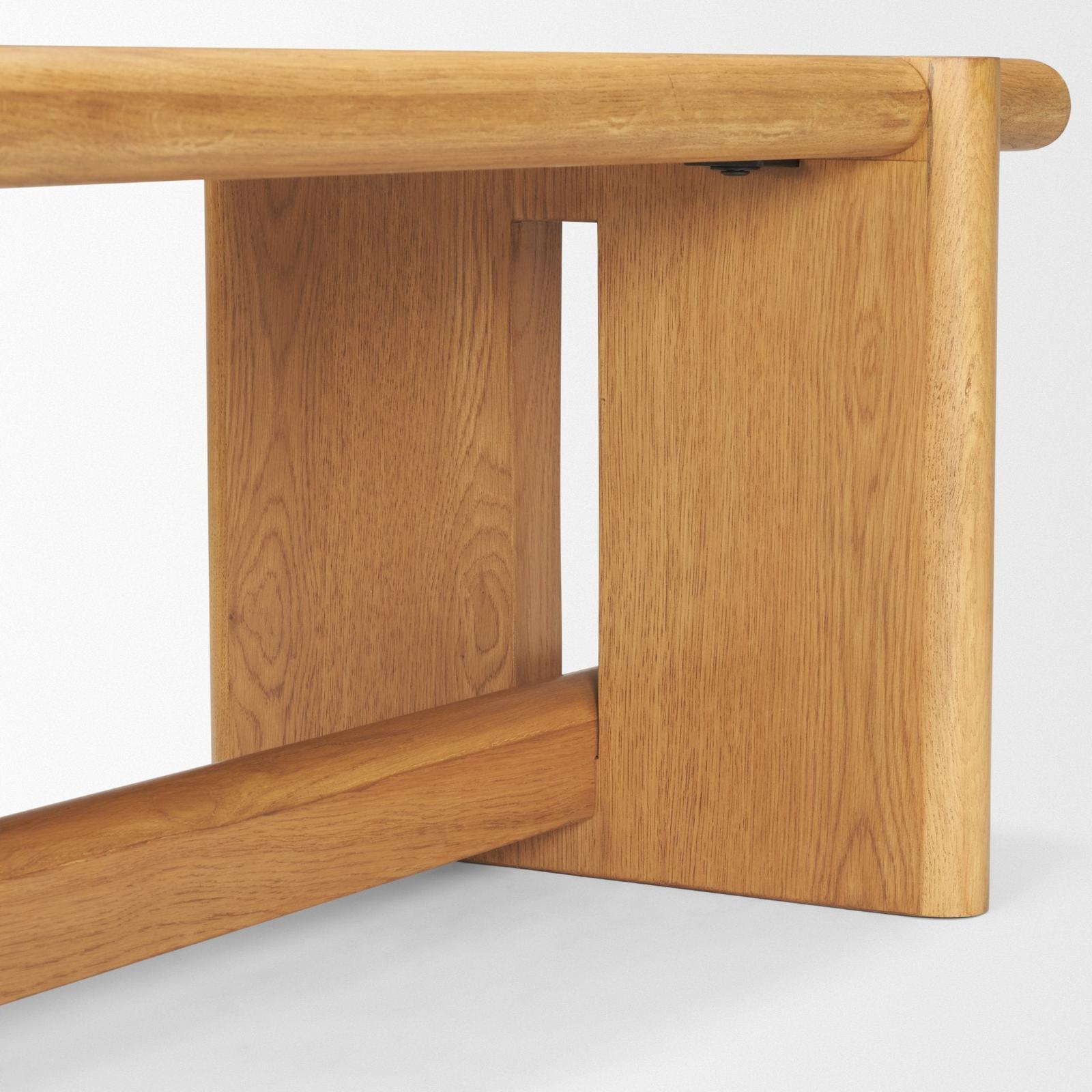 Mercana Rowan Oak Wood Bench