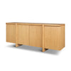Mercana Rowan Oak Wood Closed 4 Door Sideboard