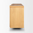 Mercana Rowan Oak Wood Closed 4 Door Sideboard